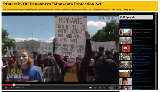 Monsanto products like Agent Orange, DDT, and PCBs have done a lot of damage